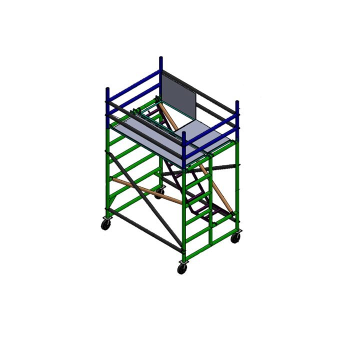 4m Aluminium Movable Scaffolding 5300 Double Width 4m Aluminium Movable Scaffolding 5300 Double Width